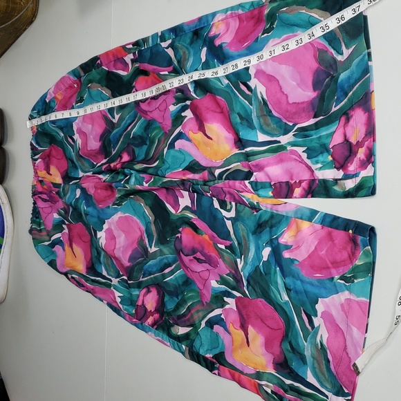 Fabletics Women's Floral Pajama Wide Leg Pants (Size Small) - Picture 9 of 10